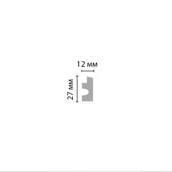 Молдинг DECOMASTER D316-2-77D ДМ (27*12*2900 мм)