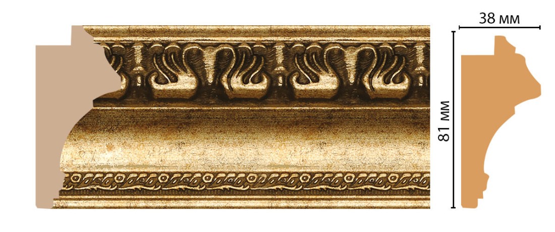 Багет DECOMASTER 228-566 (81*38*2900мм)