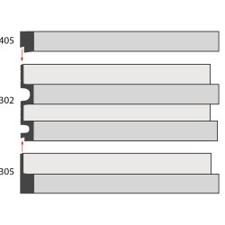 Молдинг DECOMASTER D305-1070 ДМ (61*21*2900 мм)