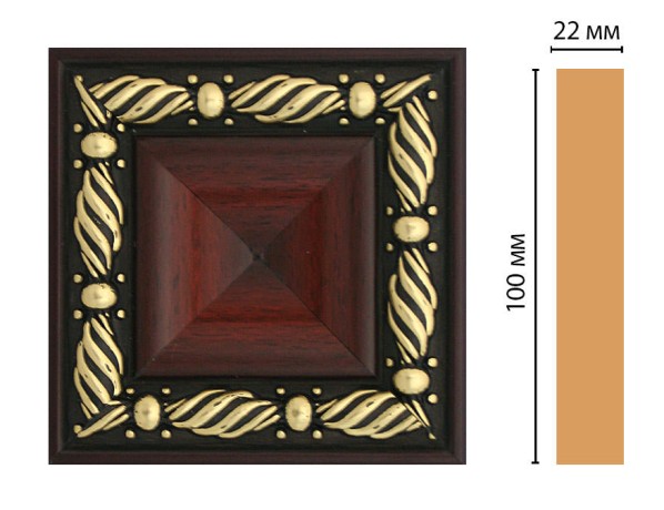 Вставка цветная DECOMASTER D207-52 (100*100*22мм)