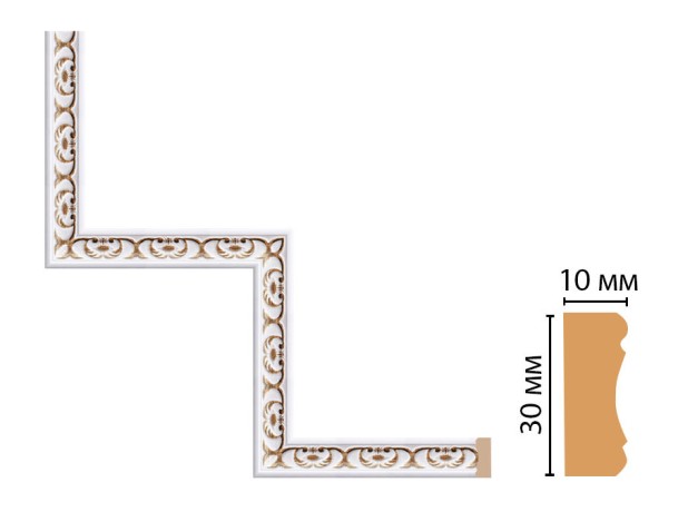 Декоративный угловой элемент DECOMASTER 165-1-118 (300*300мм)