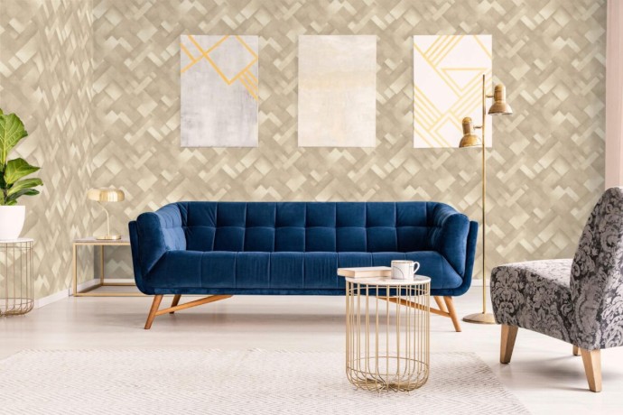 M35897D Обои Ugepa (Prisme/Onyx) (1*6) 10,05x1,06 винил на флизелине