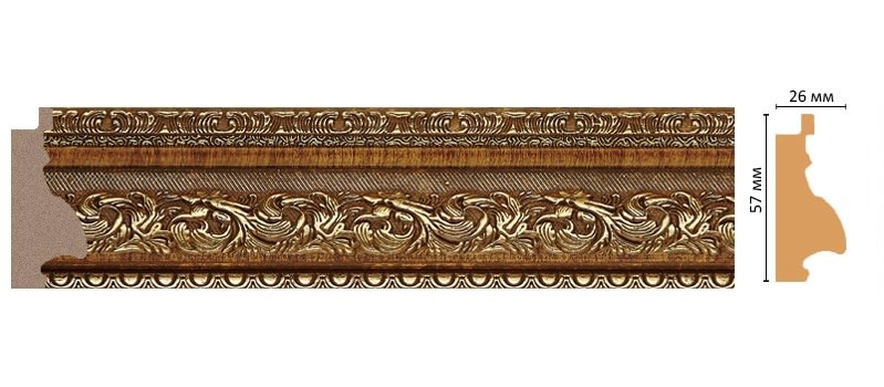 Багет DECOMASTER 556-4 (57*26*2900мм)